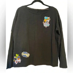 Women’s black long sleeve Disney shirt